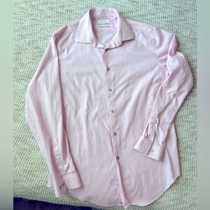 Calvin Klein long sleeve pink button down
